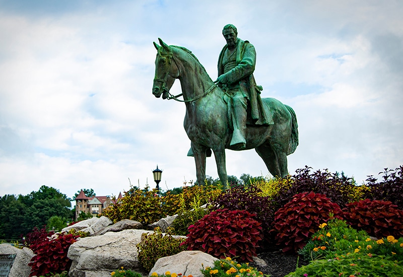 Iron Horse Statue