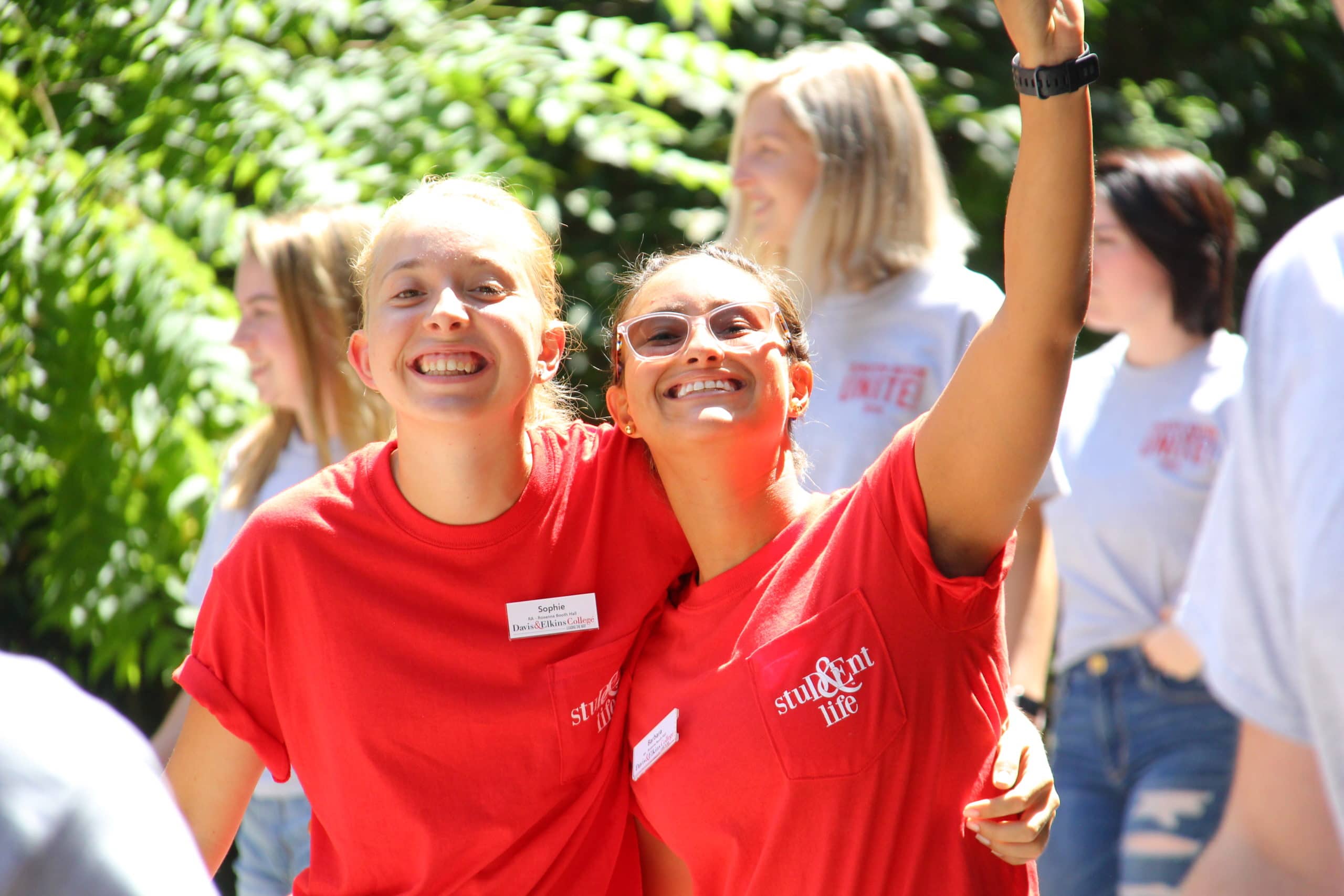 Student leaders D&E front lawn