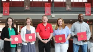Davis & Elkins College employee service awards