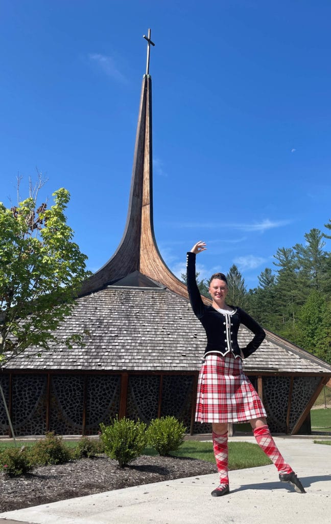 Davis & Elkins College Highland Dancer Gabby Pealer