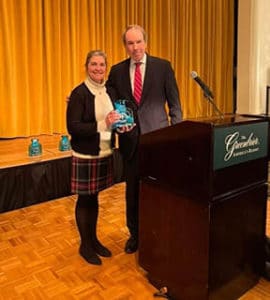 Chef Melanie Campbell receives tourism award