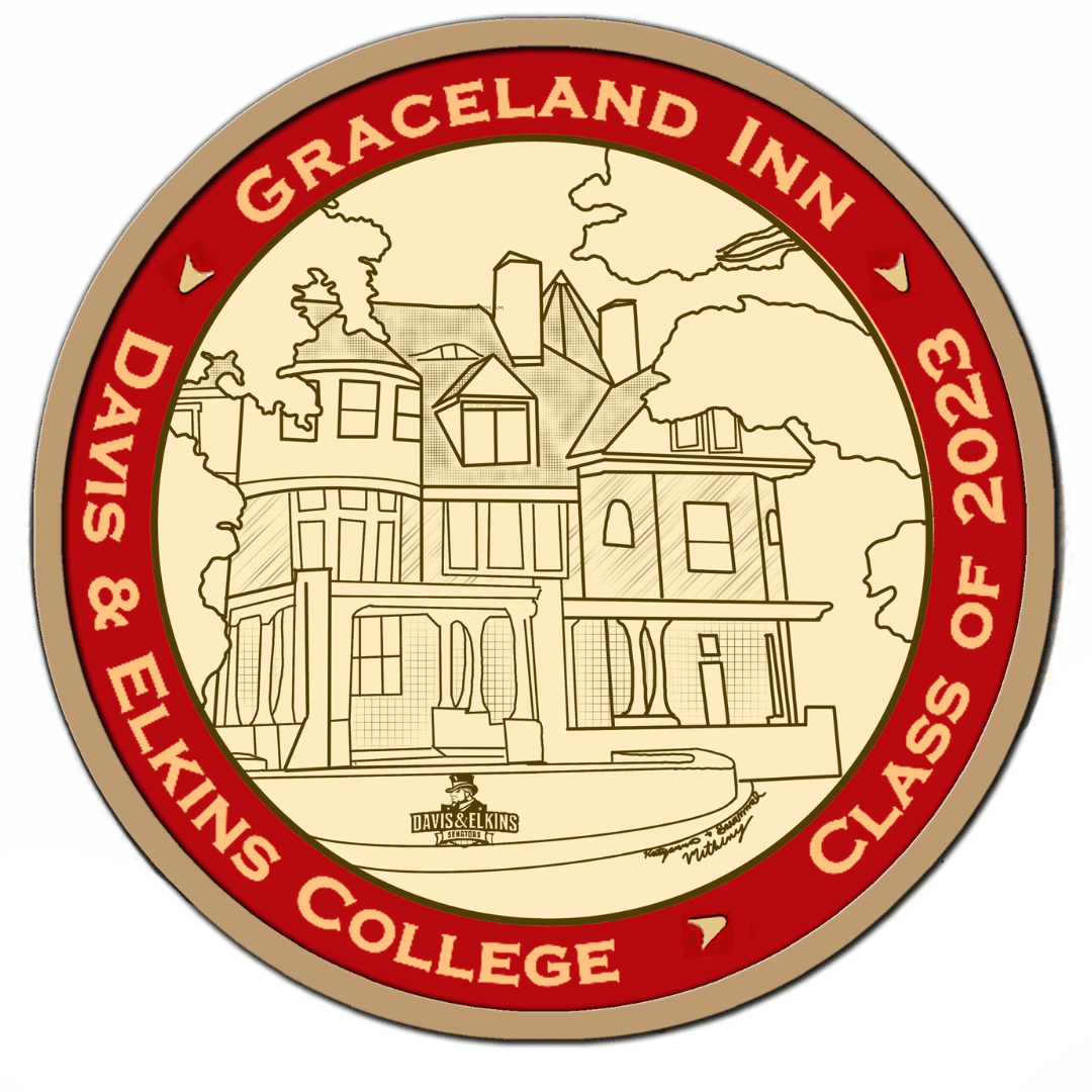 Graceland Inn to feature on Davis & Elkins College 2023 graduation medal Davis & Elkins College
