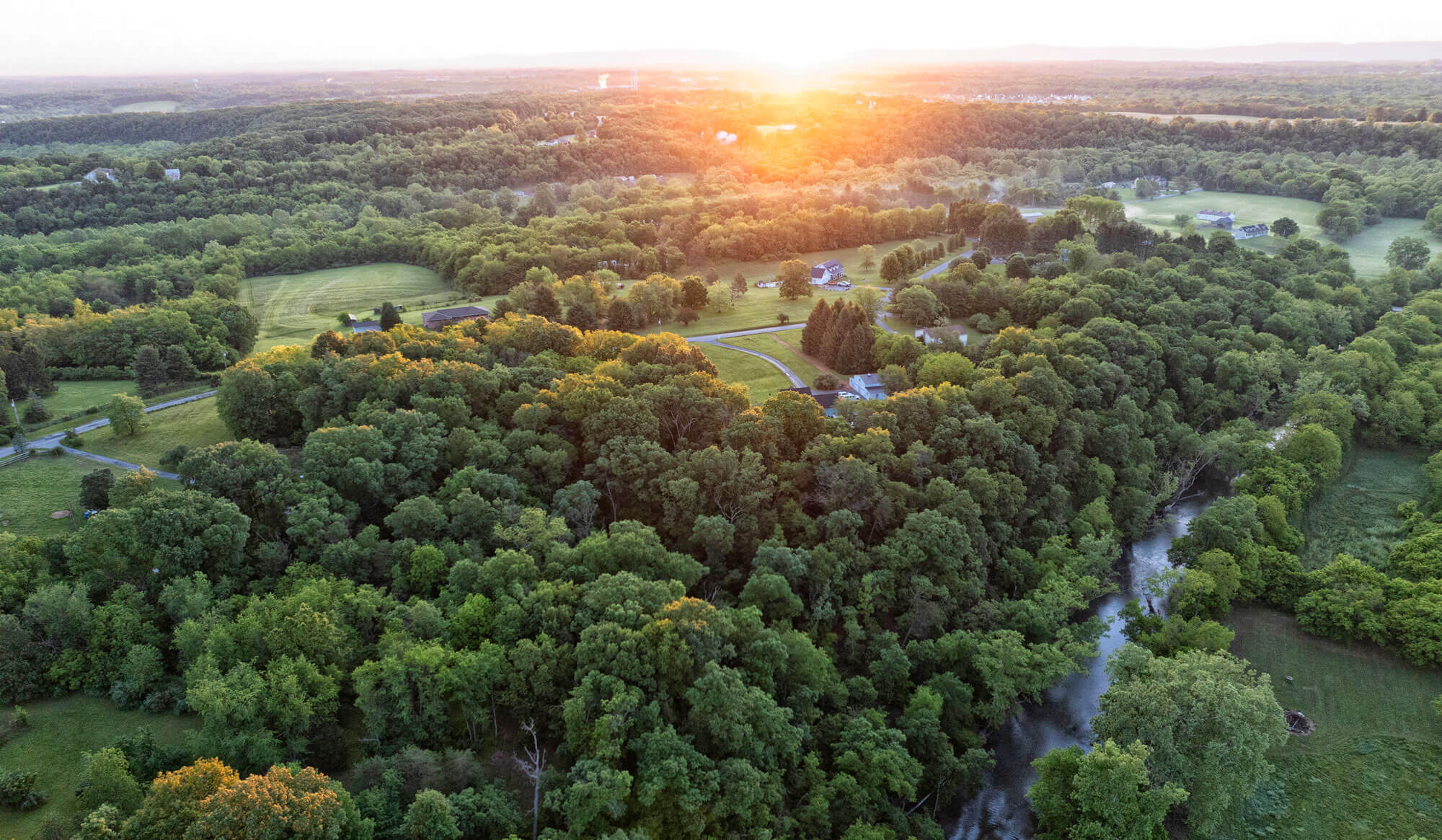 Dawn over West Virginia