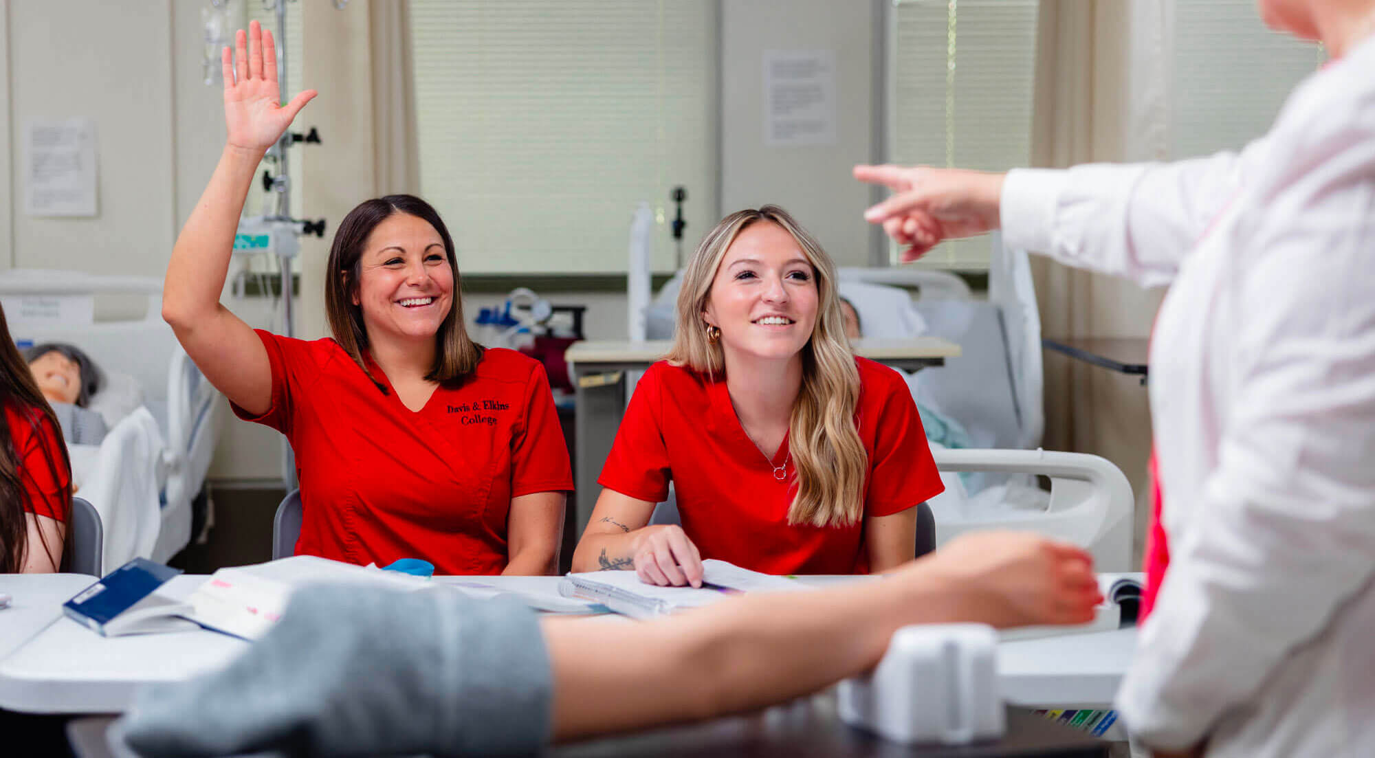 Nursing students accelerating their education.