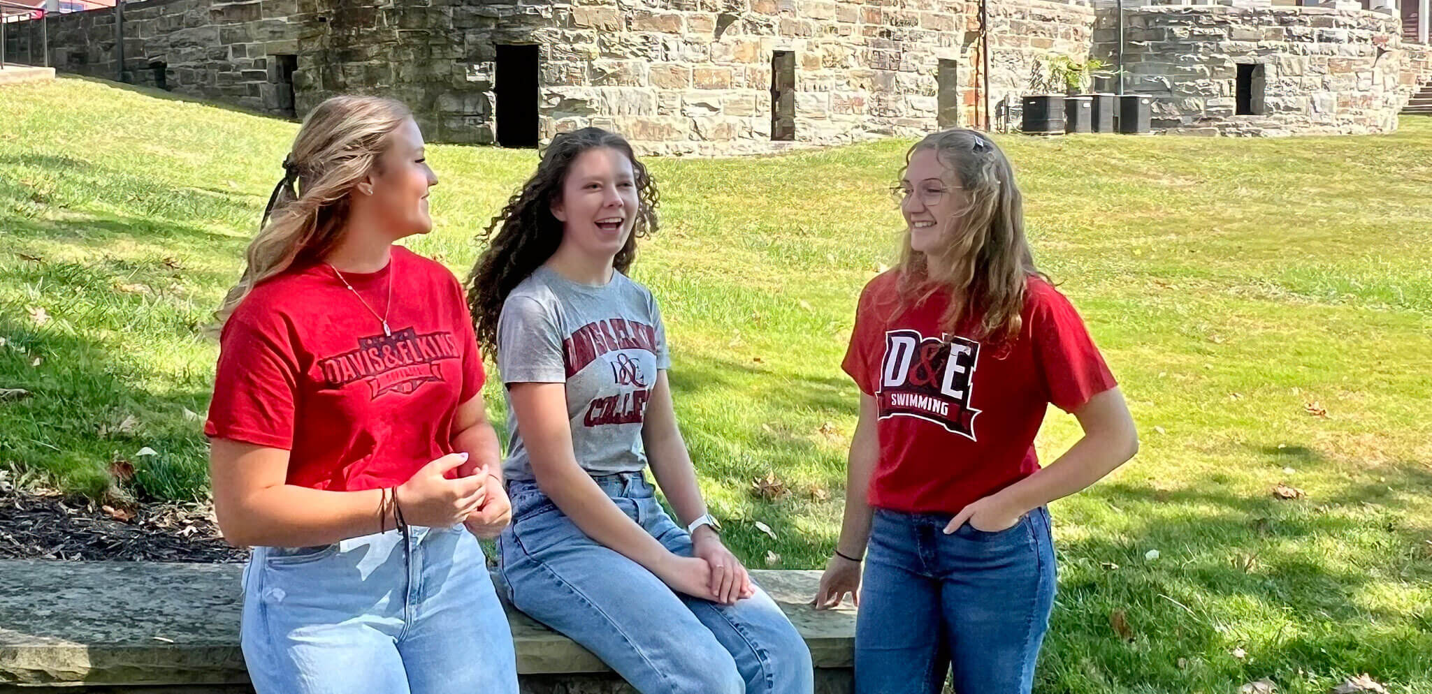 Students on campus